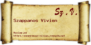 Szappanos Vivien névjegykártya