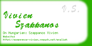 vivien szappanos business card